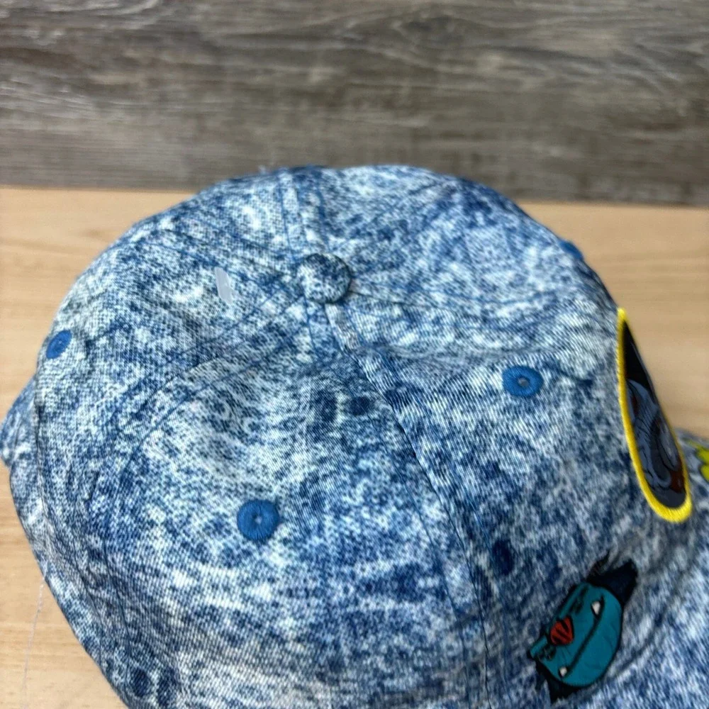 Trollhunters Hat Cap Strap Back Youth Blue Dreamworks Lightweght Adjustable Boys